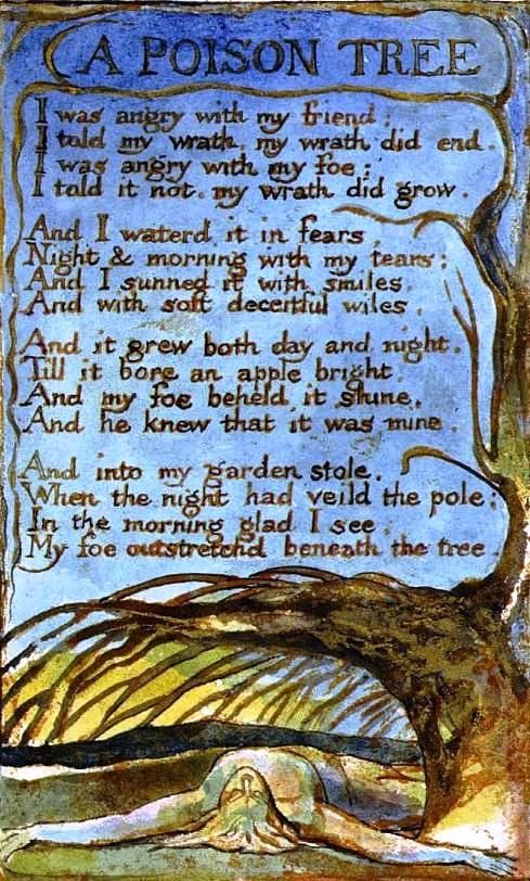 William Blake's original handmade print of the poem